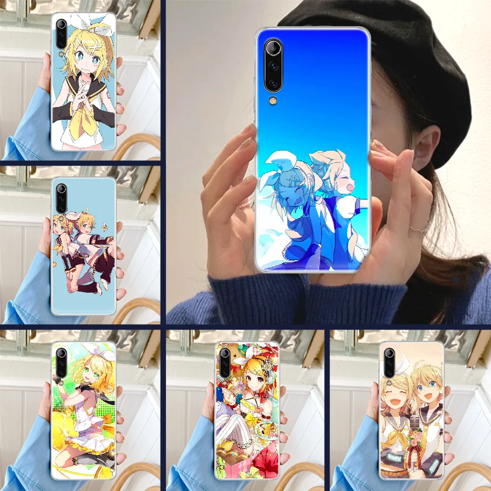 Чехол для телефона Kagamine Rin Len VOCALOID XIAOMI Redmi Note K 4 5 6 7 8 9 10 20 30 3 A X Pro Ультрапрозрачная