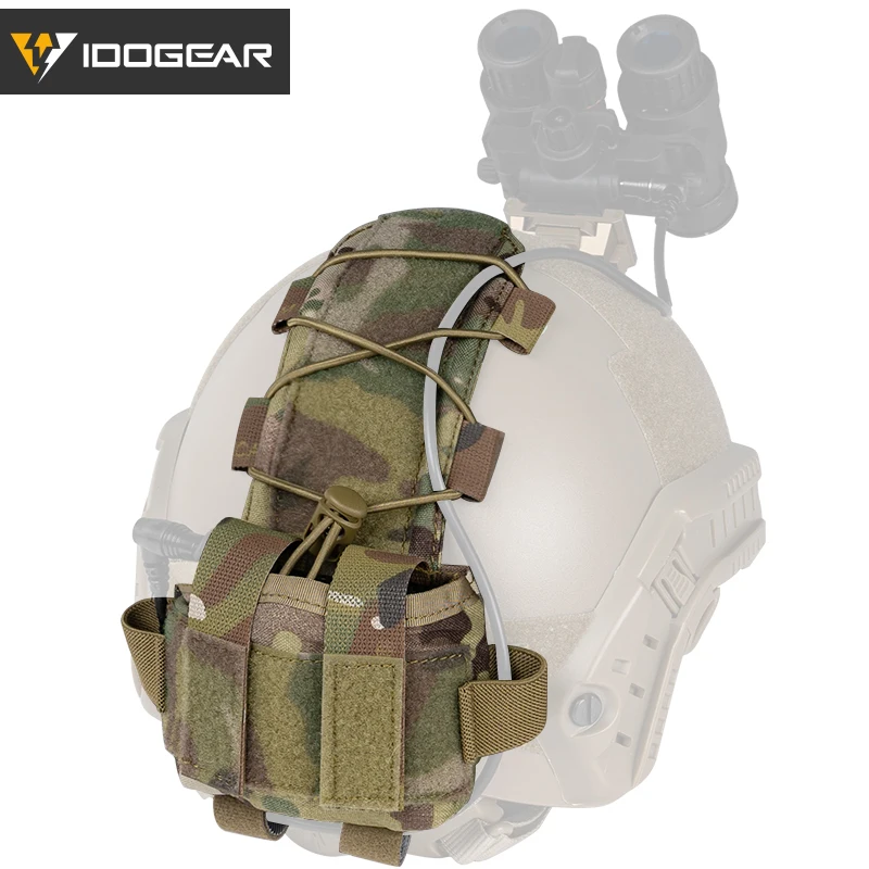 

IDOGEAR Tactical Pouch MK2 Battery Case for Helmet Hunting Camo Combat Tactical Battery Pouch 3525