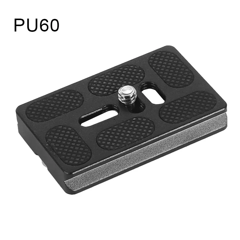 PU40 PU50 PU60 PU70 PU100 пластина быстрого крепления с 1/4 дюймовое винтовое крепление для шариковая головка для трипода монопода GV99