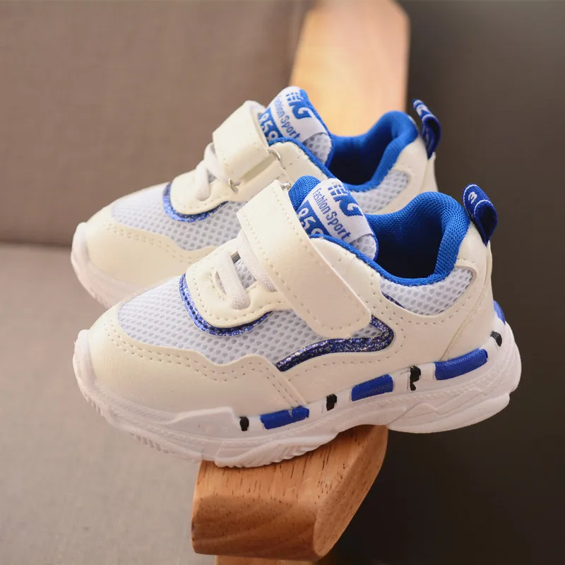 Spring Children Sports Sneakers Boys Sneakers Mesh Girls Casual Shoes Baby Toddler Infant Kids Sneakers Soft Breathable Autumn