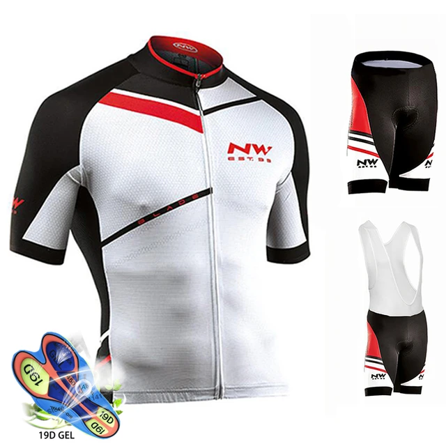 US $13.44 Northwave Nw Cycling Jersey Set 2020The new Pro Team Men MTB Bicycle Cycling Clothing Maillot Ropa 