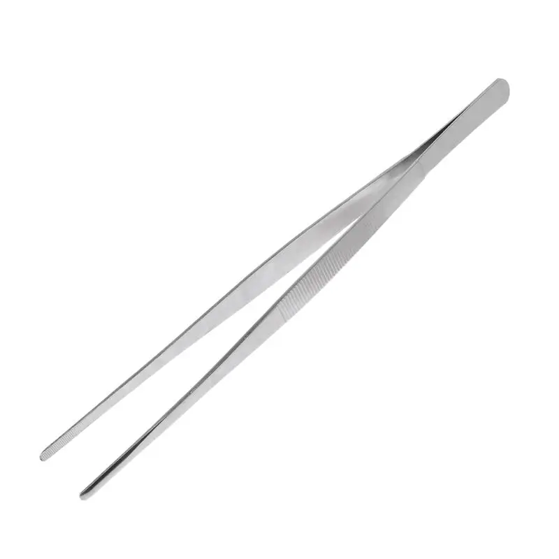 2 uds nuevo 30cm reptil pinzas para alimentar pinzas abrazadera inoxidable curvado de acero Clip de alimentador Dropshipping. Exclusivo.