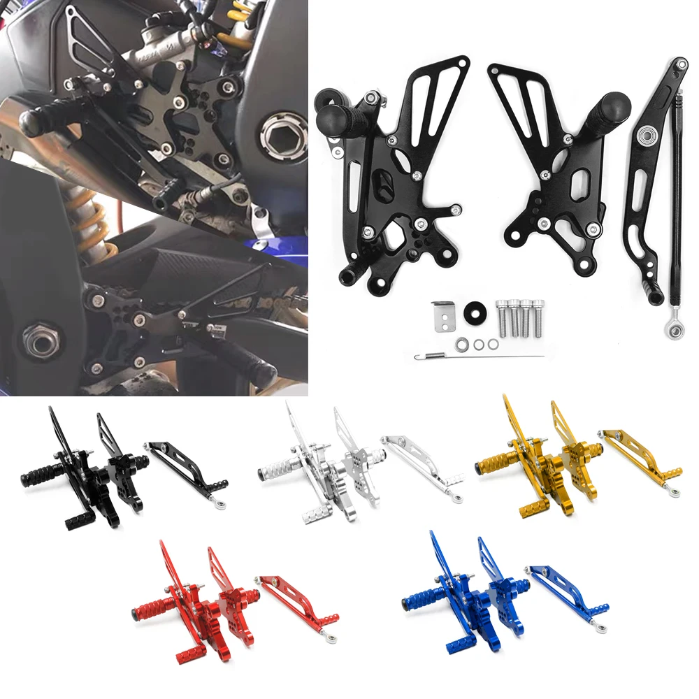 Для Yamaha YZFR6 YZF-R6 YZF R6 2006-2016 аксессуары для мотоциклов CNC гоночные Регулируемые