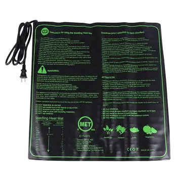 

1pc Waterproof Seedling Heating Pad Medium-sized Plant Flowers and Seeds Electric Heating Pad with US Plug(Black, 120V)