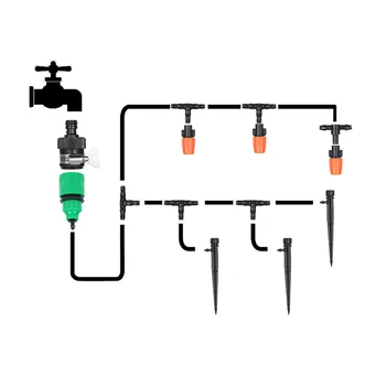 

Hot Plant Watering Irrigation Drip Kit Accessories Include Atomizing Nozzle Mister Dripper