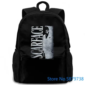 

Scarface - Al Pacino - Tony Montana Licensed Distressed Logo New women men backpack laptop travel school adult student