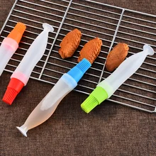 Oil-Bottle-Brush Baking-Accessories Barbecue-Tools BBQ Portable Temperature-Resistant