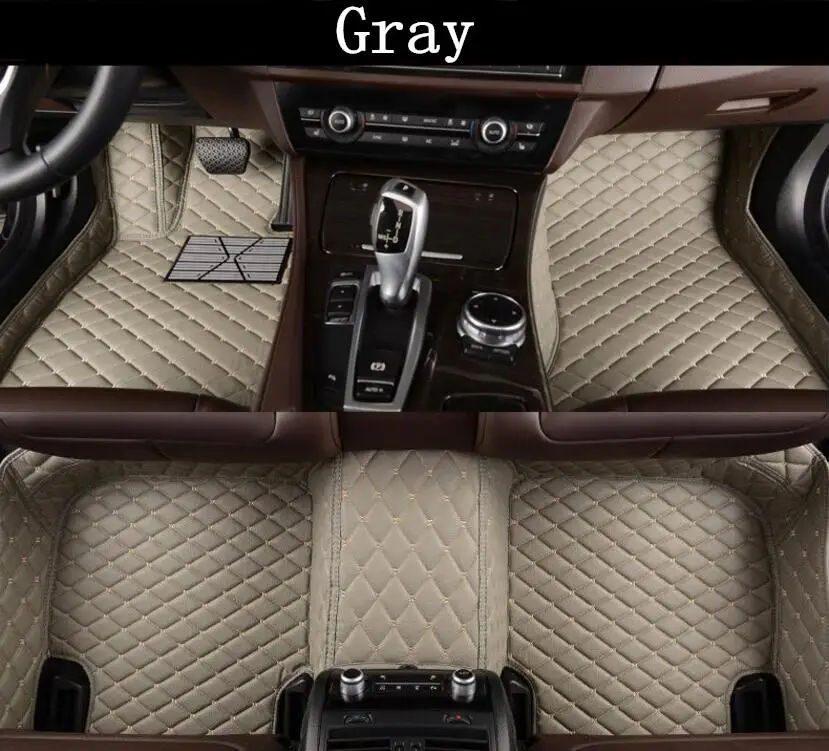 Car 3D Luxury Leather Floor Mats For 10-12 Toyota Sequoia 2010 2011 2012 EMS Free shipping | Автомобили и мотоциклы