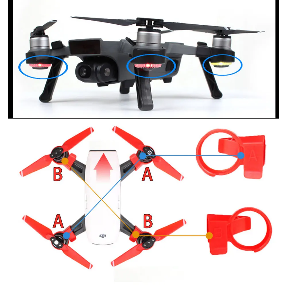 4 шт. комплекты шасси для DJI Spark Drone запасные части штатив посадка ноги протектор Защита запасные части быстросъемные ноги
