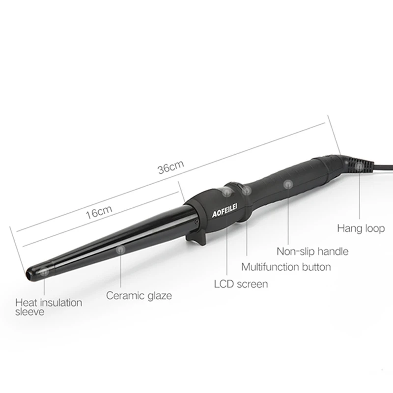 Ceramic Styling Tools Professional Hair Curling Iron Hair Waver Pear Flower Cone Electric Hair Curler Roller Curling Wand Us Plu