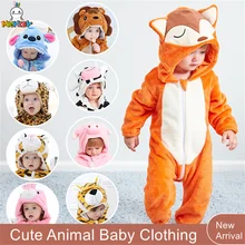 New Arrival Cute Animal Baby Clothing Long Sleeve Boys Girls Romper Winter Costume Wear Great Kids Overall Baby Rompers Jumpsuit