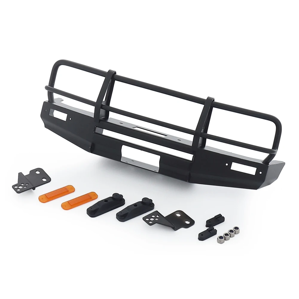 1/10 RC Crawler Off-Road ARB Metal Front Bumper for RUN80 LC80 Pajero Chassis Body Upgrade Parts