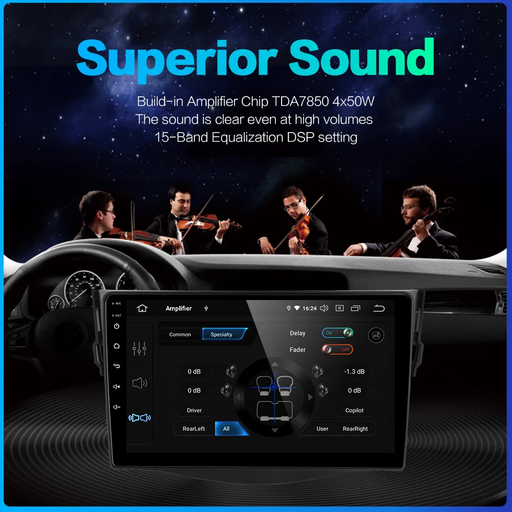 Sale Dasaita 9" Android 9.0 Car Multimedia for Toyota RAV4 Radio 2009 2010 2011 2012 Bluetooth GPS Navigator 1 Din HDMI 4