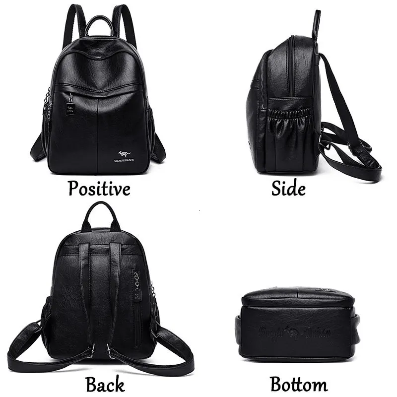 Женский рюкзак для девочек Mochila Feminina Повседневный женский кожаный рюкзак женская сумка через плечо сумка для путешествий
