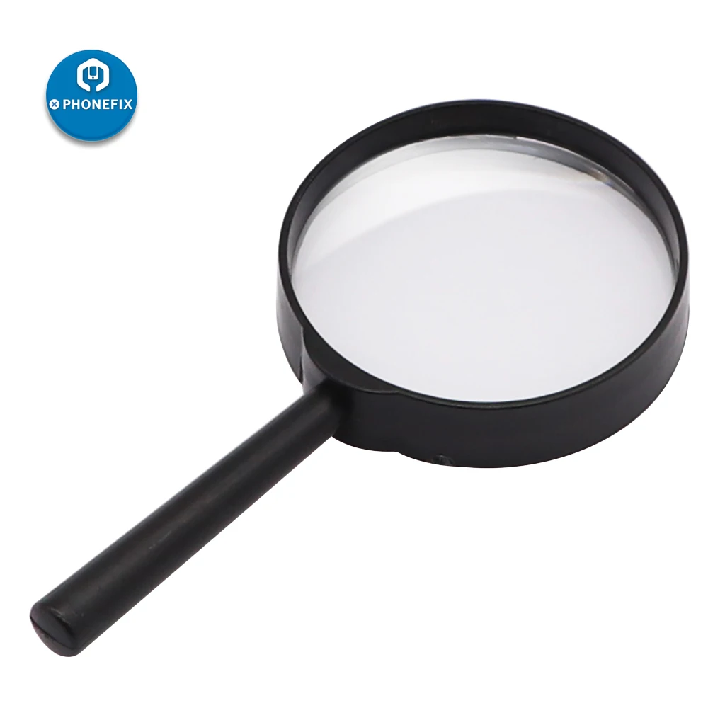 Magnifying Glass 5x Mini Pocket Handheld Loupe Portable Magnifier For