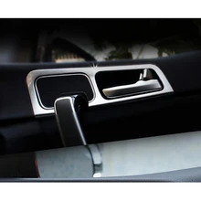 Paslanmaz çelik KIA Sportage 4 QL KX5 2016 2017 2018 aksesuarları otomatik iç kapı kase dekorasyon kapak Trim araba şekillendirici