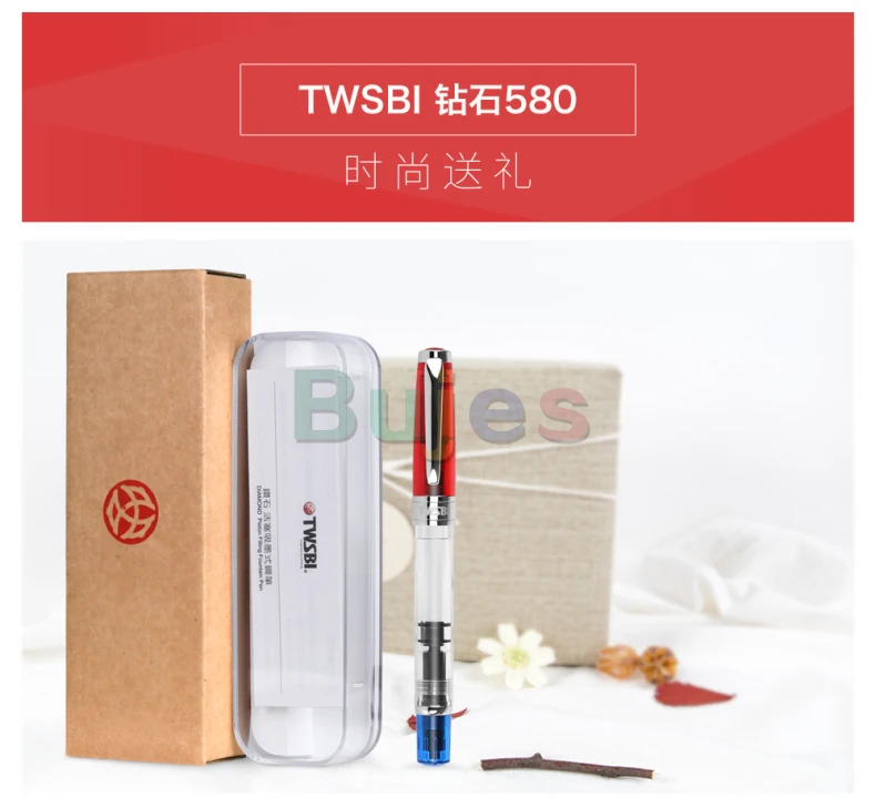 Twsbi ̾Ƹ 580 ǽ ũ  , л     , EF/F/M NIB 繫ǰ