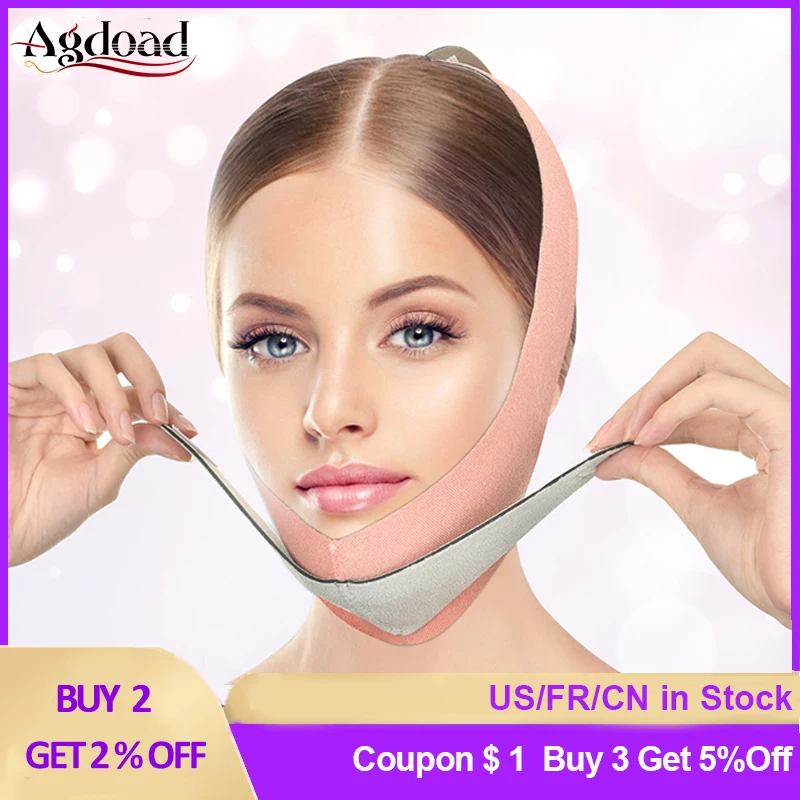 

Face slimming Bandage for Women V Shaper Physical Facial Lift Up Belt Band Reduce Double Chin Face Thining Fixed Strap