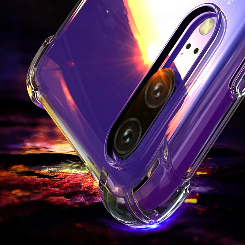 Crystal Clear Airbag Shockproof Silicone Phone Case - Soft & Durable Protection