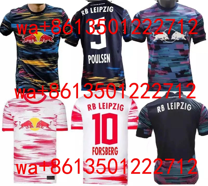 Футболки для игры в футбол 2021 222rbl Leipziges дл стрипсберга Хэ Чан сабит UPAMECANO SZOBOSZLAI