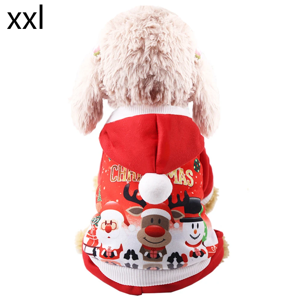 Рождественская одежда для XS-XXL, красное пальто с капюшоном, Санта-Клаус, снеговик, олень, милое рождественское пальто с элементами на зиму и осень