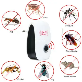 

EU UK US PLUG Electronic Ultrasonic Pest Repeller Mosquito Rejector Mouse Rat Mouse Repellent Anti Mosquito Repeller killer Rode