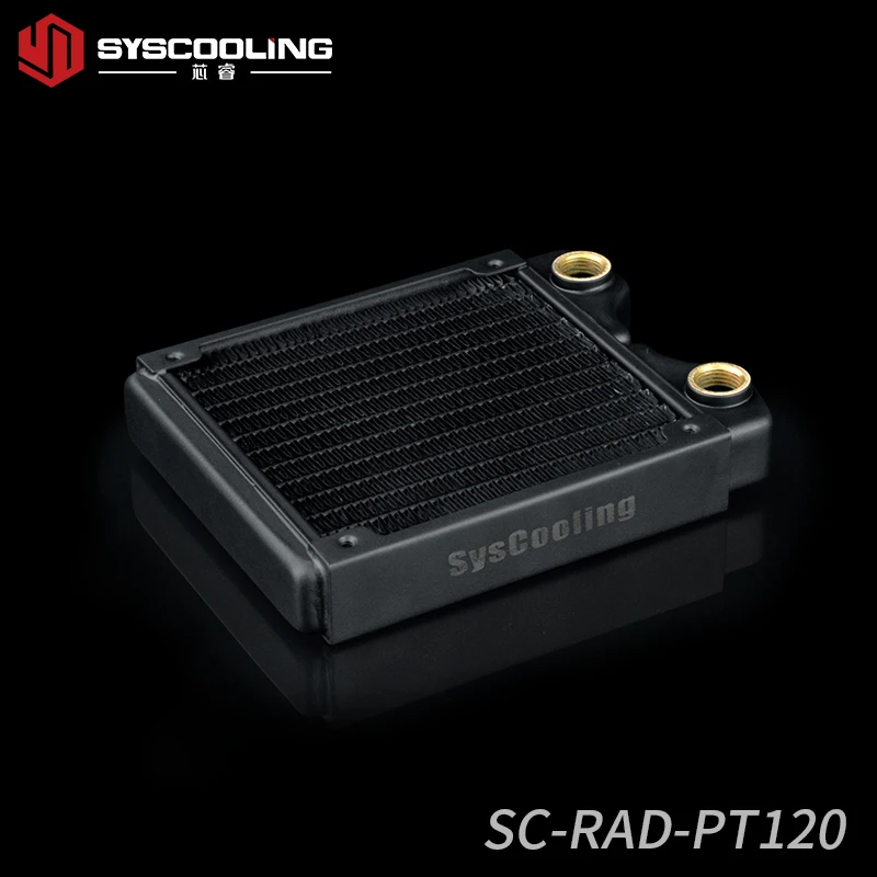Syscooling PT120  water cooling radiator 120mm copper  radiator G1/4 thread for water cooling system