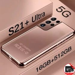 Global S21 Ultra Smartphone Android 10 512gb Smart Phones Unlocked 5g 6.7 HDinch mobile phoens 5800mAh cell phone Global version
