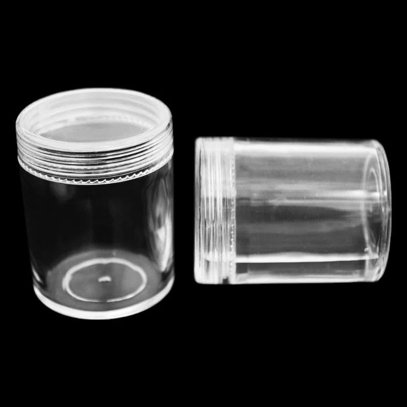 100ml Storage Container Organizer Box For Light Clay Playdough Foam Slime Mud Transparent Bottle