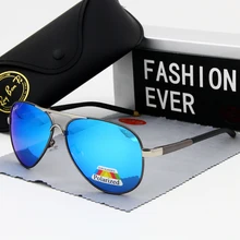 Модные овальные поляризационные солнцезащитные очки, мужские брендовые дизайнерские очки для вождения, мужские лучшие солнцезащитные очки, очки в черной оправе, UV400