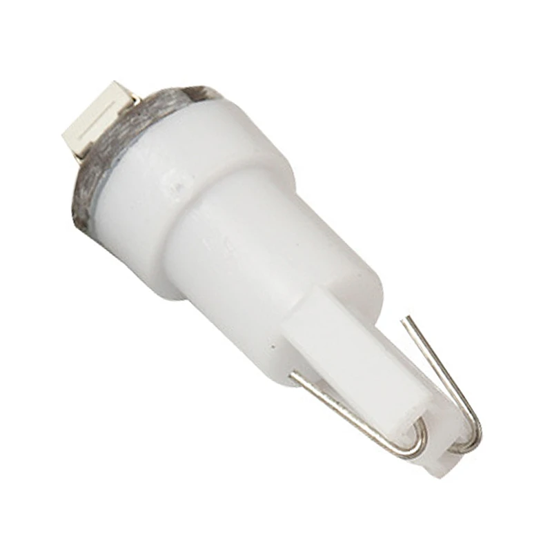 100 x T5 светодиодный 12516 W1.2W лампа для салона автомобиля 3 1206 SMD датчик прибора Авто лампы 12V Атмосфера декоративные лампы