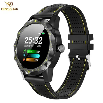 

BINSSAW Smart Watch Men Waterproof Sports Fitness Tracker Pedometer Wristwatch Heart Rate Monitor Unique Design Smart Watch