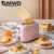 DMWD 6 Gear Electric Bread Toaster 650W Automatic Sandwich Maker Breakfast Machine With Dustproof Lid Double-side Heating 220V