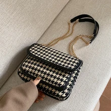 Осенне-зимняя внешняя воздушная сумка женская популярная новая волна Корейская версия дикая сумка через плечо модная сумка через плечо с цепочкой