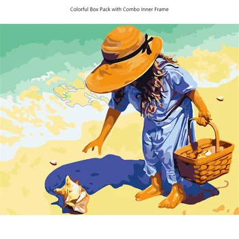 

CHIFEIYANG Paint By Number DIY Painting Set For Housebound Life's Pressure-Remover Self-Made Unique Artwork With Frame