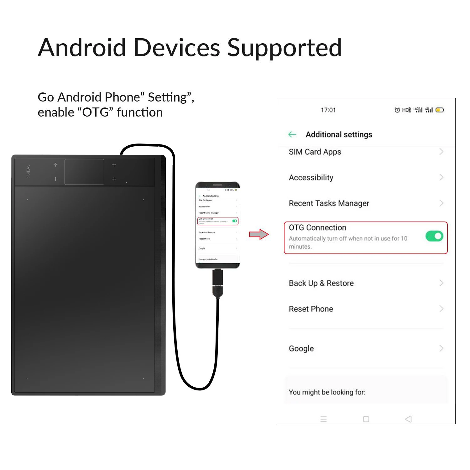 VEIKK A30 10X6 Inch Graphic Tablets Digital Pen Tablet Phone Drawing Tablet with Tilt OTG Battery-Free Stylus for Android Window 19 VEIKK A30 10X6 Inch Graphic Tablets Digital Pen Tablet Phone Drawing Tablet with Tilt OTG Battery-Free Stylus for Android Window 14