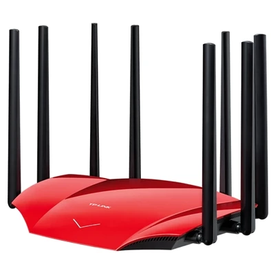 Chin-прошивка TP-link 8 антенн беспроводной маршрутизатор 802.11AC двойные полосы 2,4 ГГц 800 м+ 5 ГГц 1733 м 4 порта Gigabit AC2600 огромный WiFi