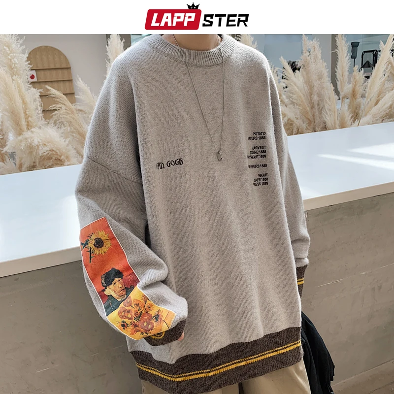 LAPPSTER Men Van Gogh Sunflower Knitted 