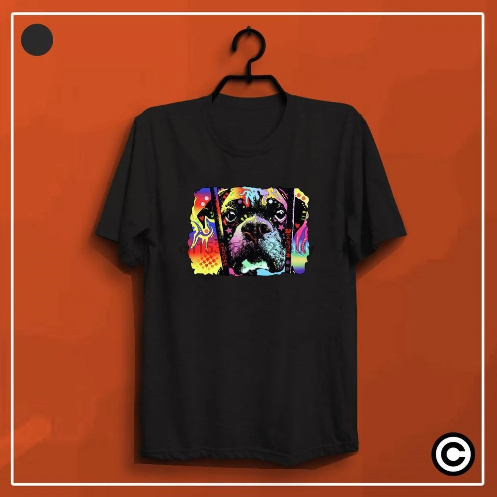 Футболка Adoption boxer dog | Мужская одежда