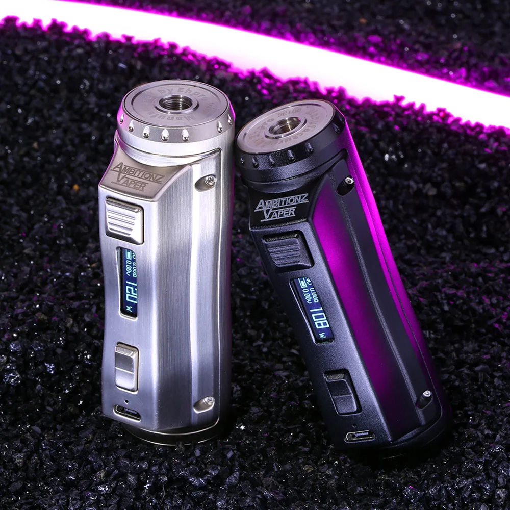 Оригинальный Ehpro Cold Steel 100 120W TC Box MOD 1.8A Micro USB зарядка с 0 0018 S ультратонкая скорость