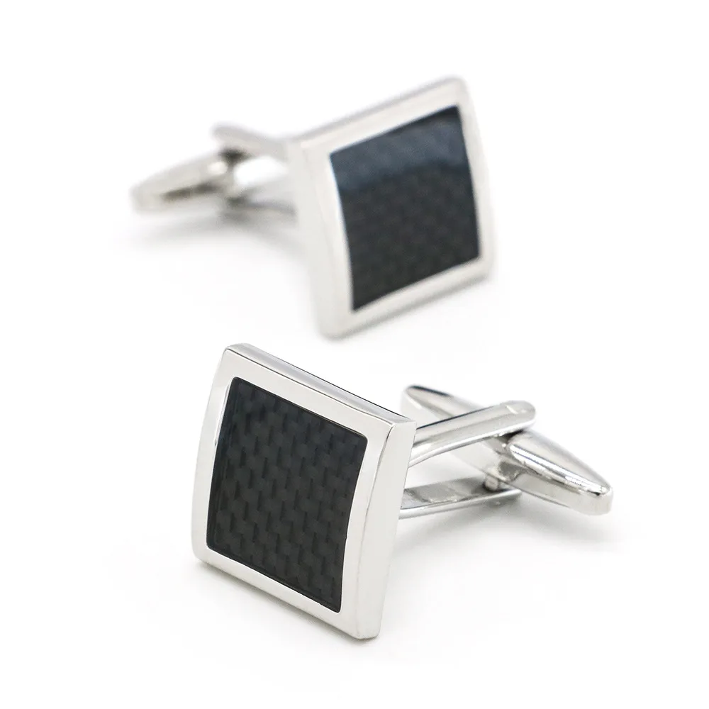 

A Large Amount Currently Available Promotional Really Carbon Fiber Cufflinks High Quality Electroplated Cufflinks Men's AliExpre