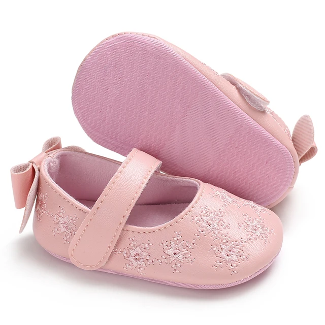Newborns Fashion Solid Color Casual Shoes Princess Shoes Soft-soled Sneakers 0-18 Months Baby Bed Shoes Baby Walking Shoes B178