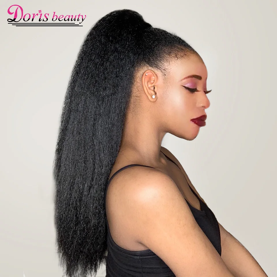 Женские прямые синтетические волосы Doris Beauty 16 &quot 20&quot кудрявые для наращивания