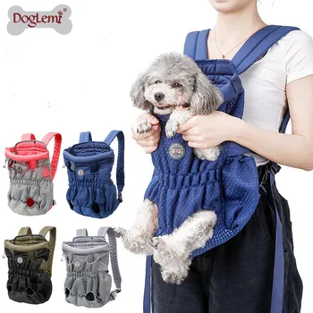 

New Pet Backpack Dog Cat Backpack Breathable Mesh Bag For Puupy Light Breathable Outdoor Pet Backpack FrenchBulldog Schauzer Pug
