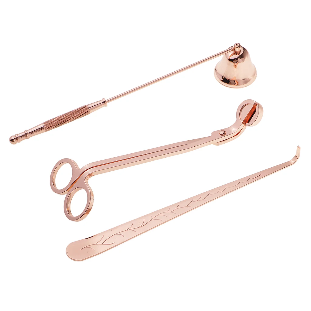 3-pack Candle Wick Scissors Trimmer Wick Scissors Candle Extinguisher Tool