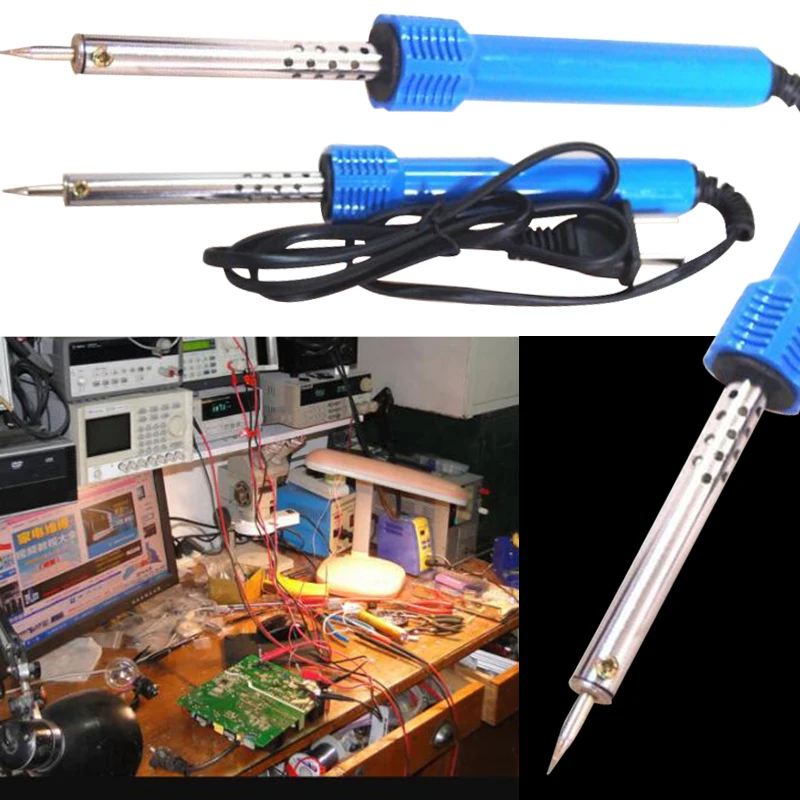 Diy 40w Electric Solder Desoldering Soldering Iron Tool Pencil Tip