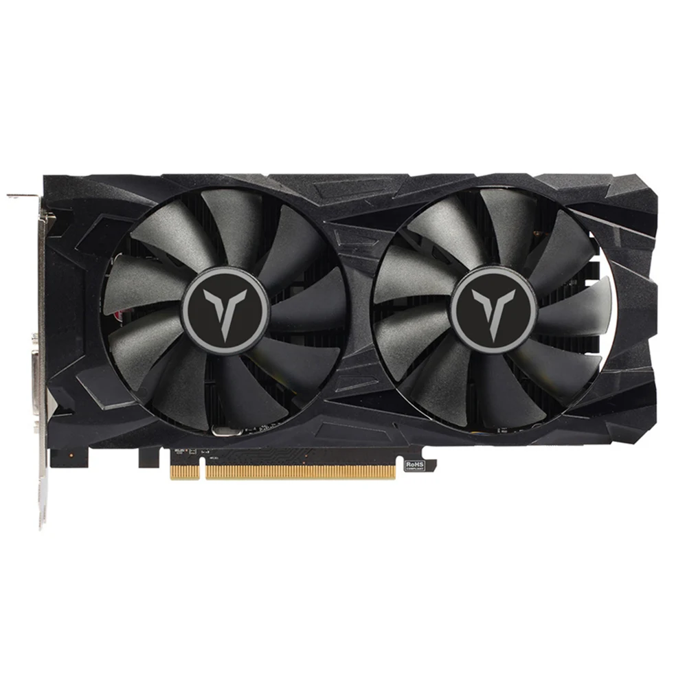 Yeston RX560D RX 560 D 4G D5 GAEA графическая карта двойной вентилятор охлаждения 4 Гб памяти GDDR5 128bit DP+ HD+ DVI-D GPU Улучшенный радиатор