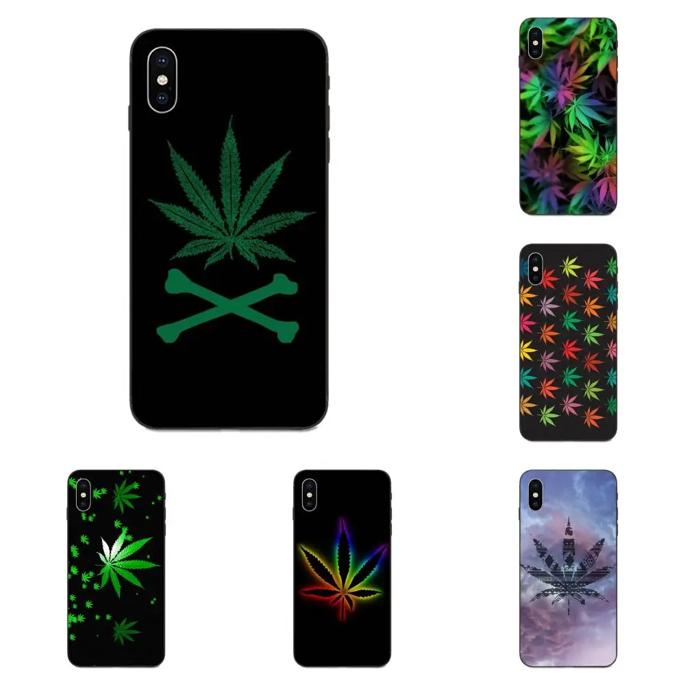 

Smoke Weed Leaf Printed TPU Capa Cover Case For Huawei Honor 5A 6A 6C 7A 7C 7X 8 8A 8C 8X 9 9X 10 10i 20 Lite Pro