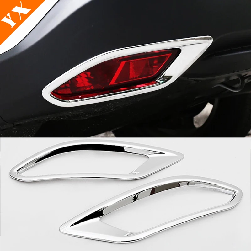 Automotive MOTORS Exterior Rear View Mirror Strip Trim ABS Chrome For