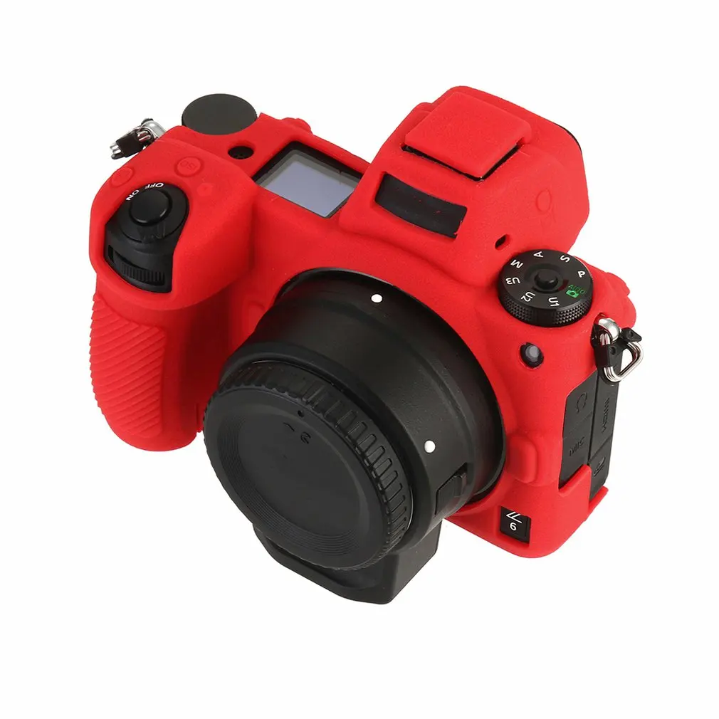 Для Nikon Z6/Z7 чехол; защитный чехол Профессиональный силиконовый резиновый корпус камеры чехол съемный защитный